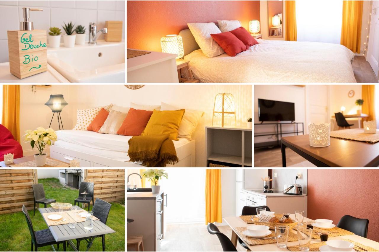 Green Appart Le Chene Rouge Avec Jardin Prive Apartment Мюлуз Екстериор снимка